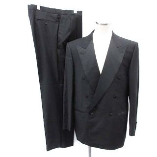 エルメネジルドゼニア(Ermenegildo Zegna)のエルメネジルドゼニア ジョンパードゥ スーツ ジャケット パンツ 54 黒(スーツジャケット)