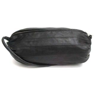 marimekko - マリメッコ KARLA カルラ ショルダーバッグ レザー 黒