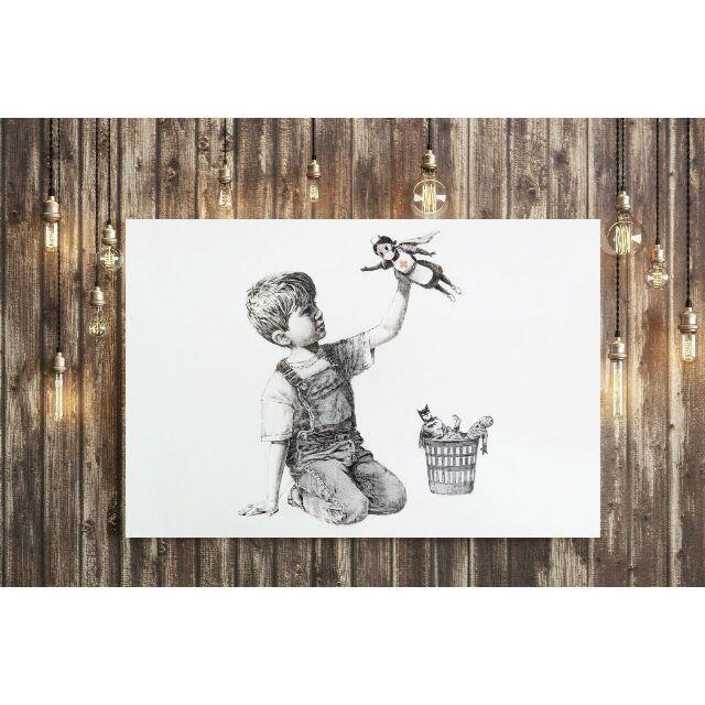 大判バンクシーアートポスター ゲームチェンジャー banksy 大判バンクシーアートポスター ゲームチェンジャー banksy