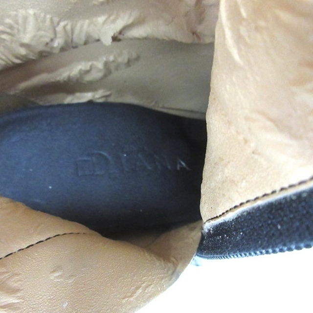 DIANA(ダイアナ)のダイアナ DIANA ロングブーツ ポインテッドトゥ スエード 黒 23 1/2 レディースの靴/シューズ(ブーツ)の商品写真
