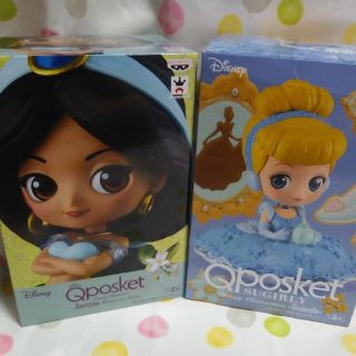 ディズニー(Disney)のQposket Disney 2個セット ジャスミン シンデレラ ディズニー(キャラクターグッズ)