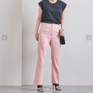 ユナイテッドアローズ(UNITED ARROWS)の完売品半額セール!!【ユナイテッドアローズ】ピンク★バックベント パンツ(カジュアルパンツ)