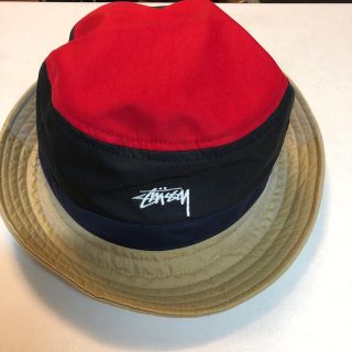 ステューシー(STUSSY)のstussy color block bucket hat(ハット)