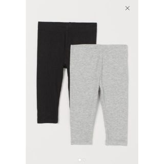 エイチアンドエム(H&M)のH&M レギンス2本セット　2-4M(パンツ)