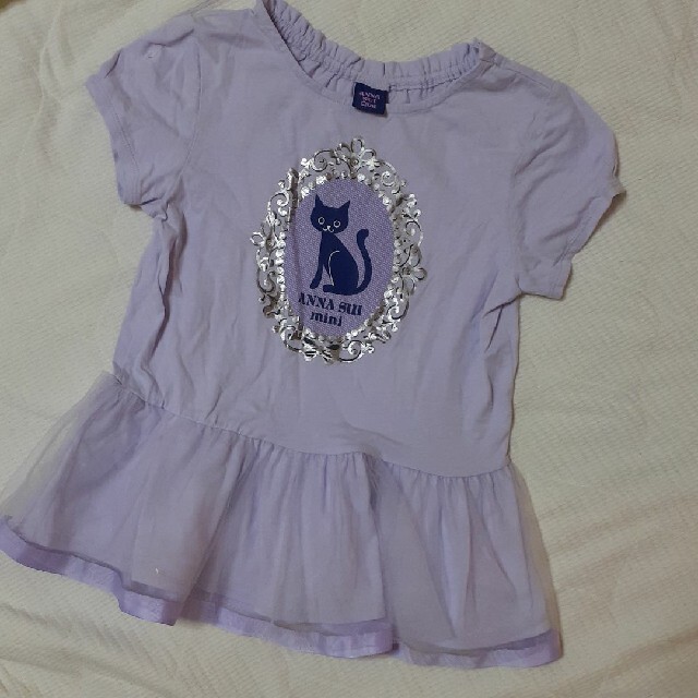 ANNA SUI mini(アナスイミニ)のみみ様専用！アナスイミニ　チュールTシャツ　130 キッズ/ベビー/マタニティのキッズ服女の子用(90cm~)(Tシャツ/カットソー)の商品写真