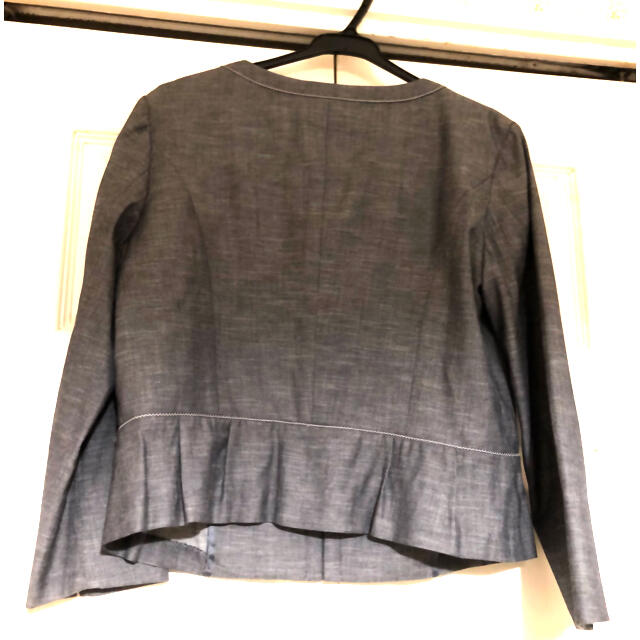 anySiS(エニィスィス)のany SiS ノーカラージャケット ネイビー       Sサイズ レディースのジャケット/アウター(ノーカラージャケット)の商品写真