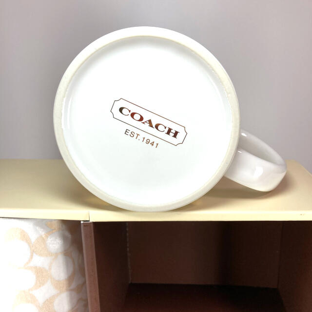 COACH(コーチ)の新品未使用美品コーチCOACH ペアマグカップ インテリア/住まい/日用品のキッチン/食器(グラス/カップ)の商品写真