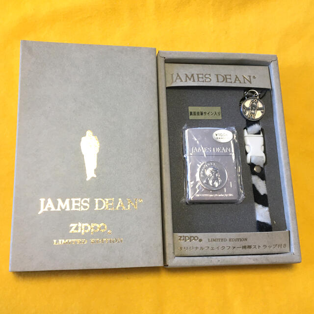 ZIPPO 新品未使用 限定 JAMES DEAN 立体コイン&サイン両面