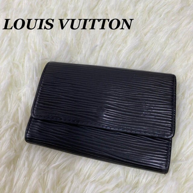 LOUIS VUITTON(ルイヴィトン)の正規品 LOUIS VUITTON エピ ミュルティクレ6 キーケース ブラック メンズのファッション小物(キーケース)の商品写真