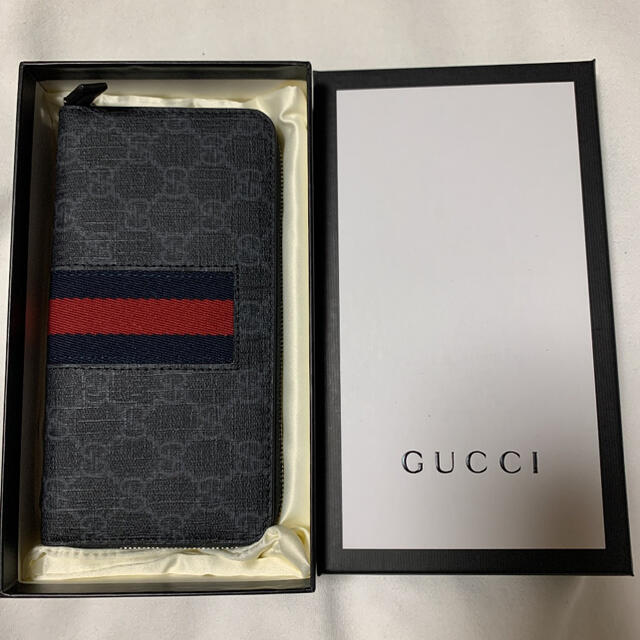 Gucci(グッチ)のGUCCI ニューウェブ 長財布 メンズのファッション小物(長財布)の商品写真