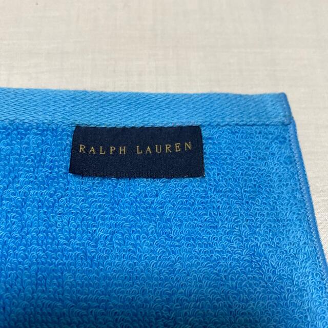 POLO RALPH LAUREN(ポロラルフローレン)のラルフローレン　ガーゼミニタオル　未使用品　チェック　#854 メンズのファッション小物(ハンカチ/ポケットチーフ)の商品写真