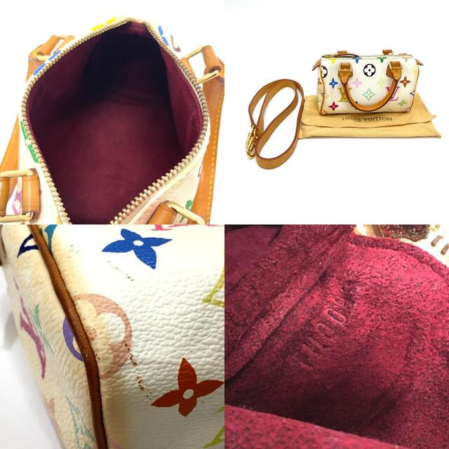 ルイヴィトン LOUIS VUITTON ミニスピーディ M92645 モノグラムマルチ 2WAY バッグ ハンドバッグ  モノグラムマルチカラーキャンバス ブロン マルチカラー