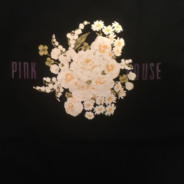 PINK HOUSE(ピンクハウス)のピンクハウス　白薔薇ブーケプリント　半袖Tシャツ レディースのトップス(Tシャツ(半袖/袖なし))の商品写真