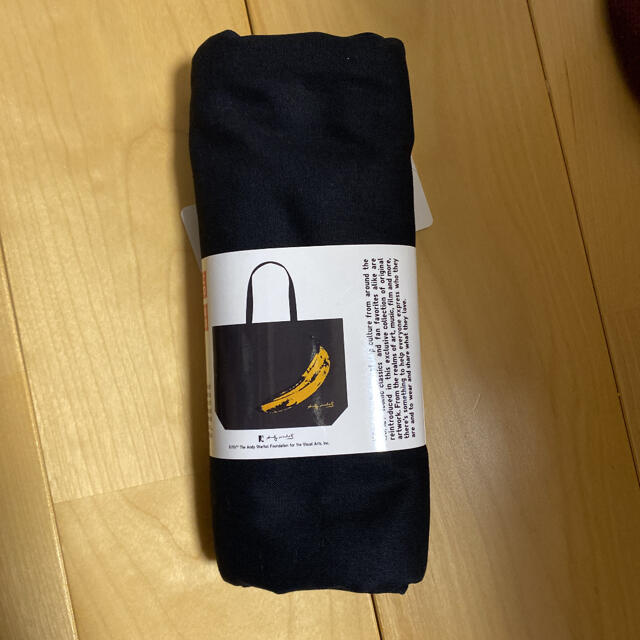 UNIQLO(ユニクロ)のユニクロ　UNIQLO アンディウォーホル　バナナ　エコバッグ　バッグ　トート レディースのバッグ(エコバッグ)の商品写真