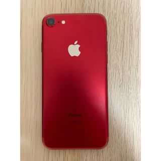 アイフォーン(iPhone)の最終値下げ　iPhone 7 Red レッド 128 GB SIMフリー(スマートフォン本体)