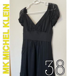 エムケーミッシェルクラン(MK MICHEL KLEIN)のMK MICHEL KLEIN▸︎▹︎パーティードレス　M(ひざ丈ワンピース)