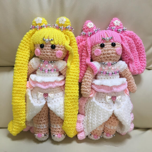 ハンドメイド♡あみぐるみ♡セーラームーン2体セット