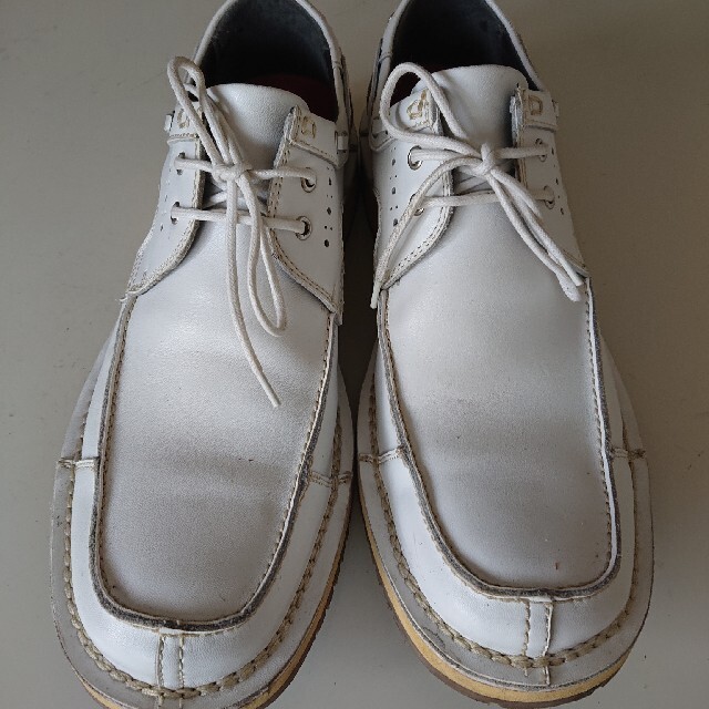 EDWIN(エドウィン)のEDWIN 白 デッキシューズ 26.5cm メンズの靴/シューズ(デッキシューズ)の商品写真