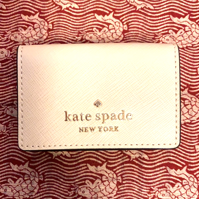 kate spade new york(ケイトスペードニューヨーク)の#新品未使用品 #kate spade #三つ折り #財布 #ベージュ＆黒 レディースのファッション小物(財布)の商品写真