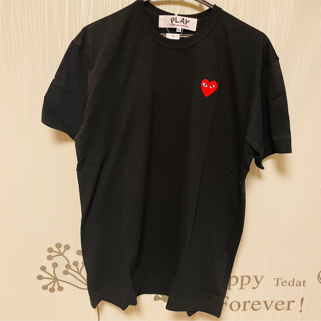 COMME des GARCONS(コムデギャルソン)の【即発】COMME des GARCONS ハートロゴ カットソー メンズ メンズのトップス(Tシャツ/カットソー(半袖/袖なし))の商品写真