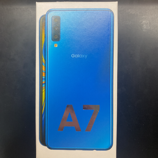 SAMSUNG - サムスンGalaxyA7 64GB ブルー 付属品完備 スマホ本体 SIMフリー
