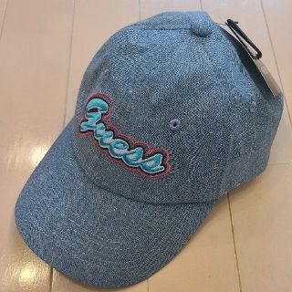 ゲス(GUESS)のmiko様専用新品未使用　タグ付　GUESS　レア　キャップ　帽子　デニム帽子　(キャップ)