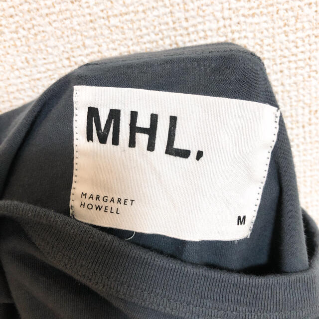MARGARET HOWELL(マーガレットハウエル)のMHLポケットTシャツ　チャコールグレー メンズのトップス(Tシャツ/カットソー(半袖/袖なし))の商品写真