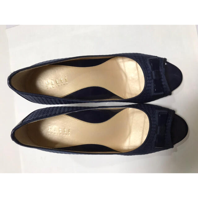 Pitti(ピッティ)のpitti 紺 ラメ パンプス レディースの靴/シューズ(ハイヒール/パンプス)の商品写真