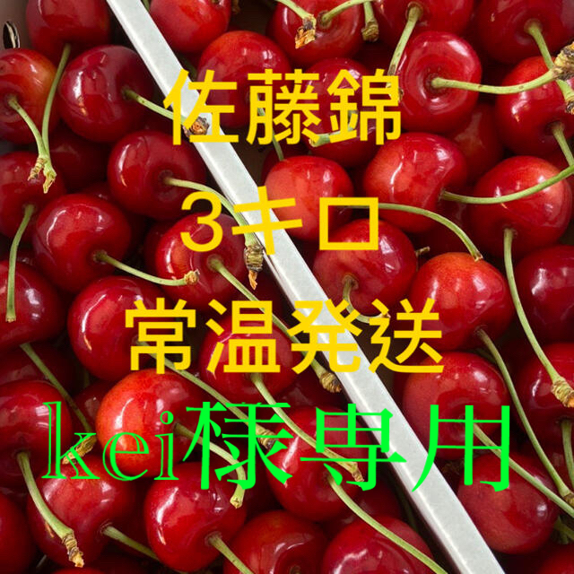 独特な 【送料無料】 さくらんぼ　3キロ　佐藤錦 フルーツ