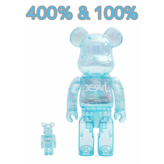 BE@RBRICK X-girl 2021 400％ & 100％エンタメ/ホビー