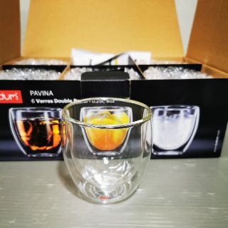 ボダム(bodum)のBODUM PAVINA ボダム バヴィール　ダブルウォール グラス 6点セット(グラス/カップ)