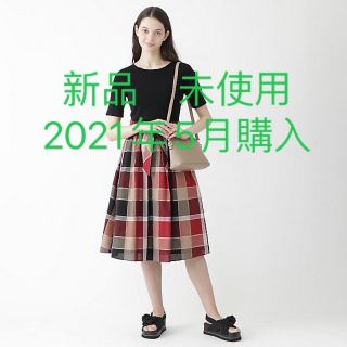 バーバリーブルーレーベル(BURBERRY BLUE LABEL)の【新品30%OFF】Blue Labelチェックドビーニットコンビワンピース(ひざ丈ワンピース)