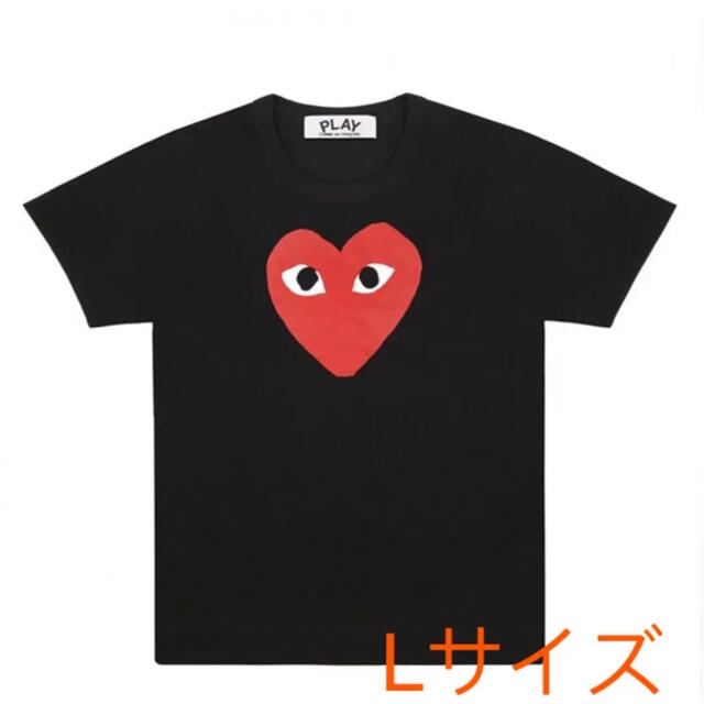 【即発】COMME des GARCONS レディース ハートプリント Tシャツ