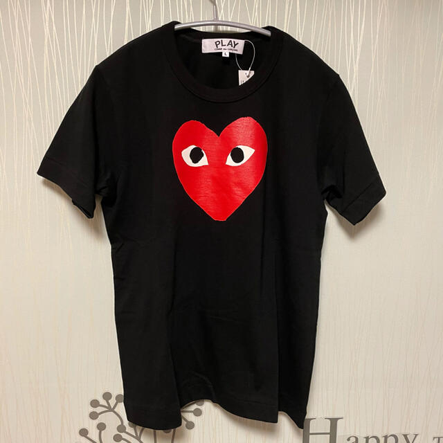 【即発】COMME des GARCONS レディース ハートプリント Tシャツ