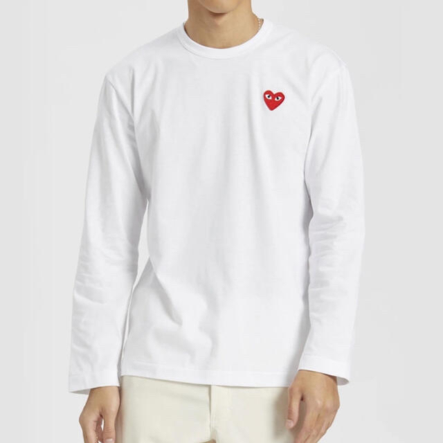 COMME des GARCONS(コムデギャルソン)の【即発】COMME des GARCONS メンズ ハートロゴ 長袖 Tシャツ メンズのトップス(Tシャツ/カットソー(七分/長袖))の商品写真