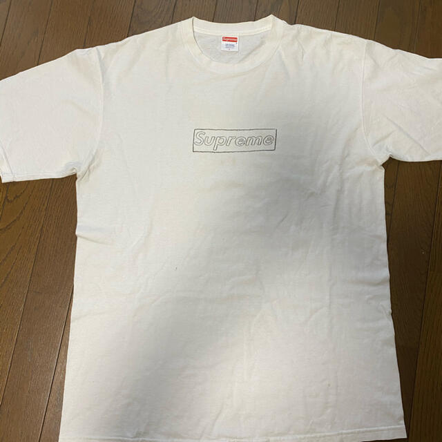 Supreme Kaws Chalk Box Logo Tee Lsize