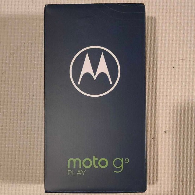 スマートフォン/携帯電話新品未開封スマホ moto g9 play サファイアブルー