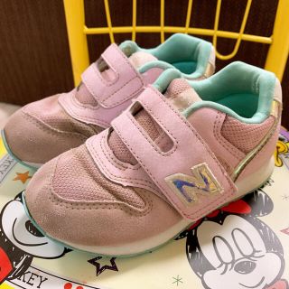 ニューバランス(New Balance)のニューバランス シューズ ピンクミントカラー 15.5cm 子供 キッズ(スニーカー)