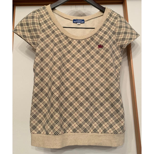 BURBERRY BLUE LABEL(バーバリーブルーレーベル)のバーバリー ブルーレーベル Burberry 半袖　Tシャツ カットソー 38 レディースのトップス(Tシャツ(半袖/袖なし))の商品写真