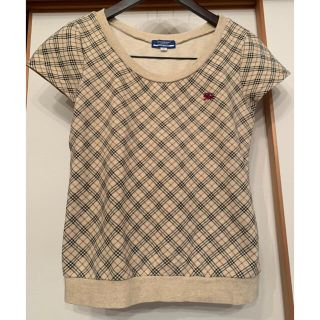 バーバリーブルーレーベル(BURBERRY BLUE LABEL)のバーバリー ブルーレーベル Burberry 半袖　Tシャツ カットソー 38(Tシャツ(半袖/袖なし))