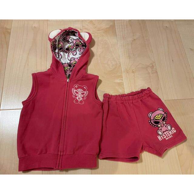 HYSTERIC MINI(ヒステリックミニ)のヒスミニ♡セットアップ キッズ/ベビー/マタニティのキッズ服女の子用(90cm~)(その他)の商品写真