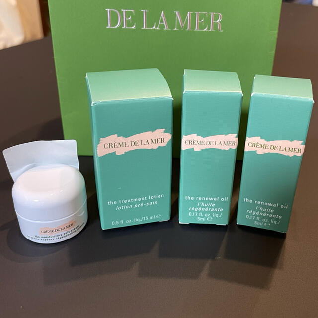 DE LA MER(ドゥラメール)の値下げしました　ドゥラメール  サンプル4点セット　化粧水　クリーム　オイル コスメ/美容のキット/セット(サンプル/トライアルキット)の商品写真