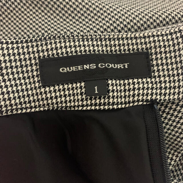 QUEENS COURT(クイーンズコート)のギンガムチェック膝丈フレアスカート レディースのスカート(ひざ丈スカート)の商品写真