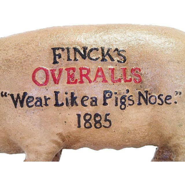 Finck's Overalls フィンクス オーバーオール 豚 貯金箱