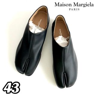 マルタンマルジェラ(Maison Martin Margiela)の新品 20SS メゾンマルジェラ 足袋 バブーシュ 43 ブラック スリッポン(スリッポン/モカシン)