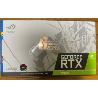 エイスース(ASUS)のROG-STRIX-RTX3080-O10G-GUNDAM-EDITION(PCパーツ)