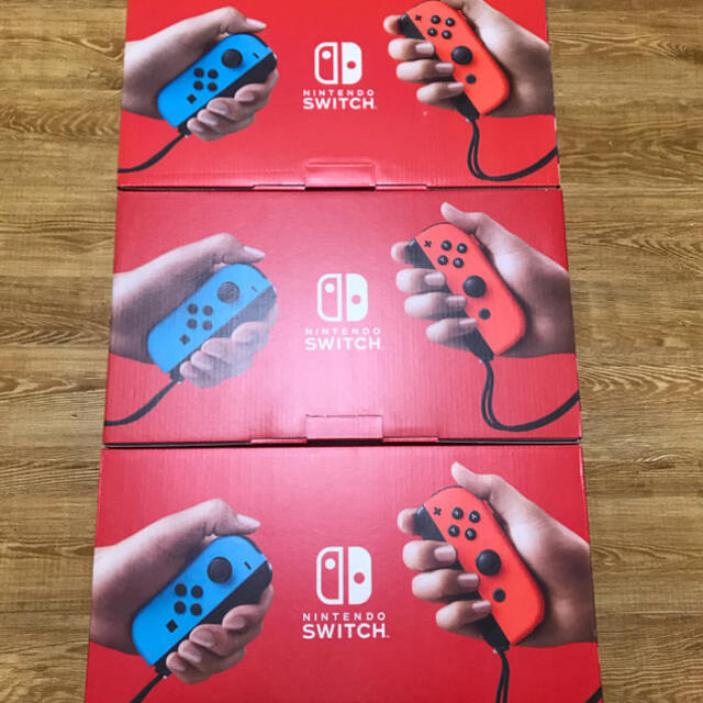 国内発送 Switch Nintendo - 任天堂 switch 新品 セット 3台 ネオン ...