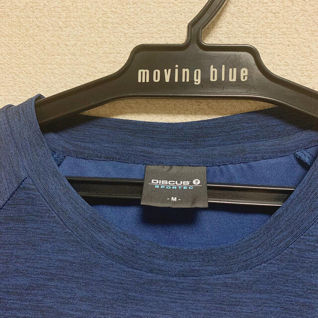 DISCUS(ディスカス)のDISCUS ディスカス　SPORTEC 青　ブルー　スポーツTシャツ メンズのトップス(Tシャツ/カットソー(半袖/袖なし))の商品写真