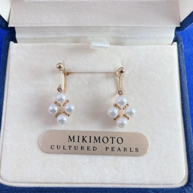MIKIMOTO(ミキモト)のMIKIMOTO ミキモト K18 ベビーパール イヤリング 真珠 パール 美品 レディースのアクセサリー(イヤリング)の商品写真