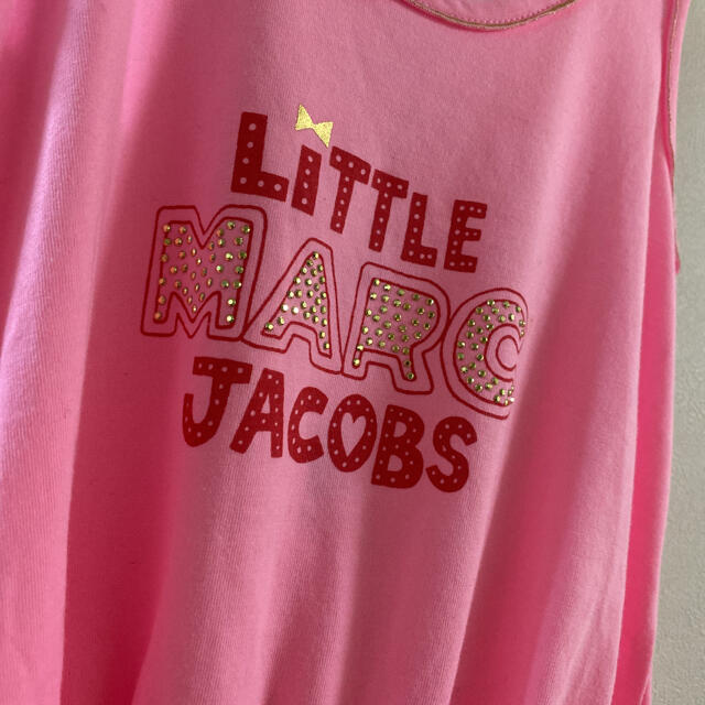 MARC BY MARC JACOBS(マークバイマークジェイコブス)のリトルマークジェイコブス80.90☺︎ロゴタンクワンピース　ステラ好きに キッズ/ベビー/マタニティのベビー服(~85cm)(ワンピース)の商品写真